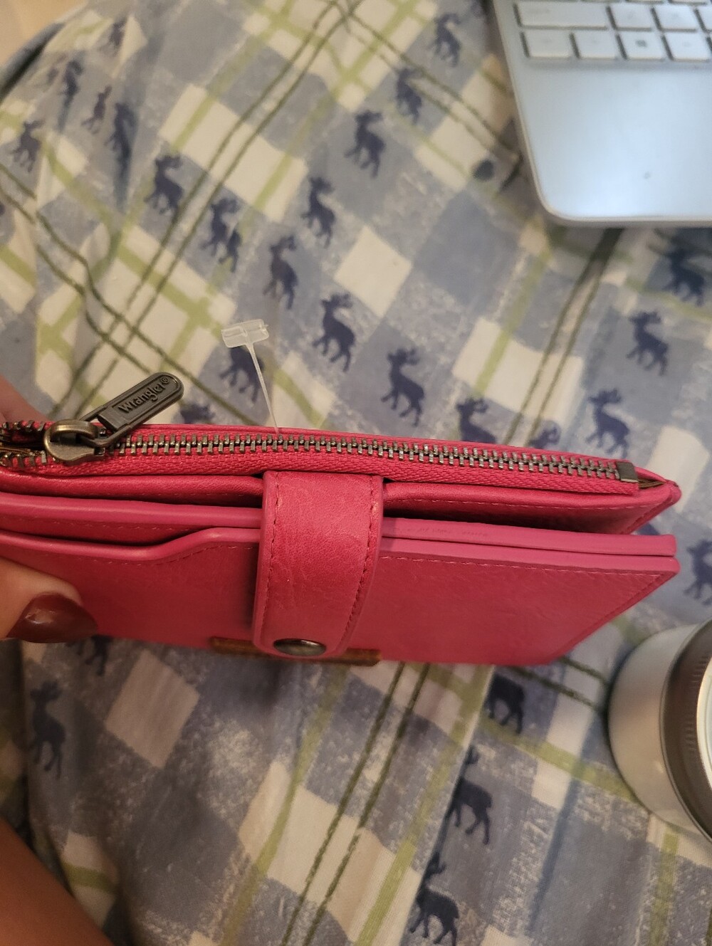 Wrangler Pink Women's Wallet - Compact Snap Closure - Picture 3 of 7